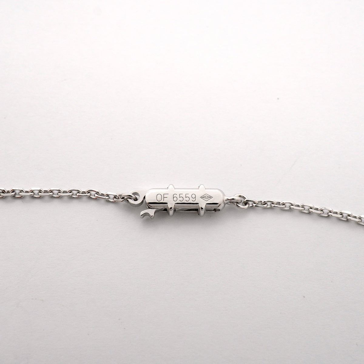 【6jib0010】カルティエ ネックレス Cハート K18WG ホワイトゴールド ダイヤモンド【中古】レディース