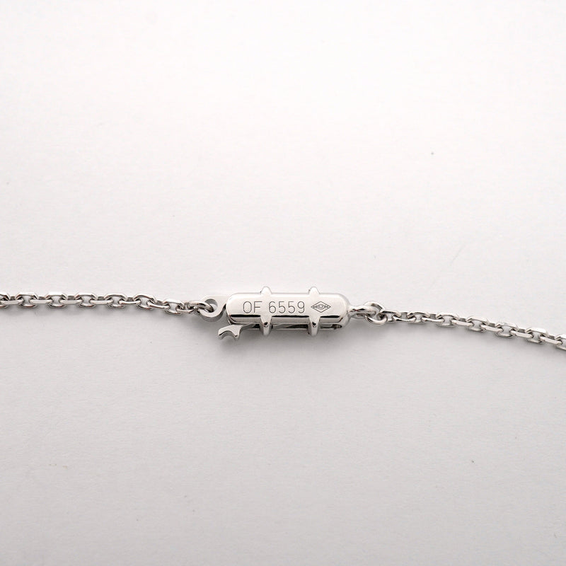【6jib0010】カルティエ ネックレス Cハート K18WG ホワイトゴールド ダイヤモンド【中古】レディース