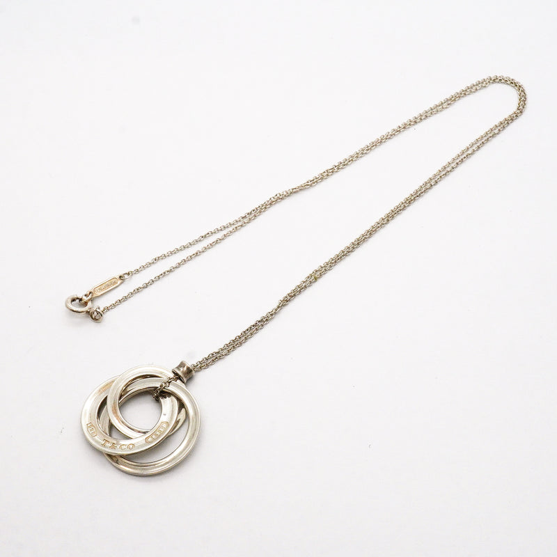 【6jib0014】ティファニー ネックレス 1837/インターロッキング シルバー925【中古】レディース