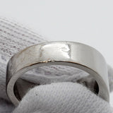 【6jib0018】カルティエ リング タンク K18WG ホワイトゴールド ムーンストーン ＃50【中古】レディース