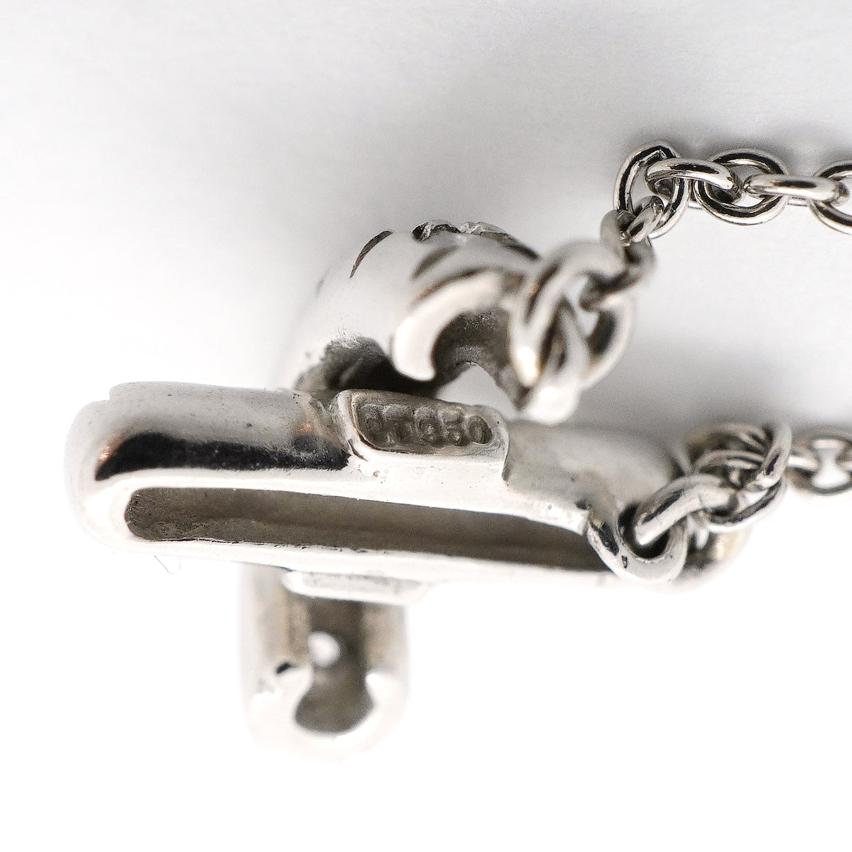 【6jib0022】ティファニー ネックレス クロスステッチ Pt950 プラチナ ダイヤモンド【中古】レディース