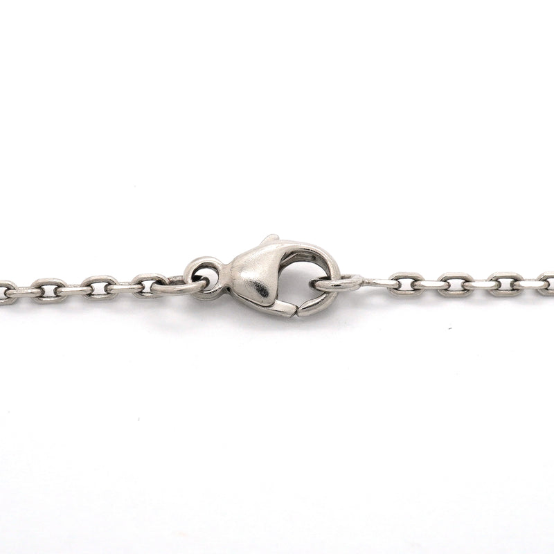 【6jib0023】エルメス ネックレス ミニポップアッシュ メタル シルバー アイボリー【中古】レディース