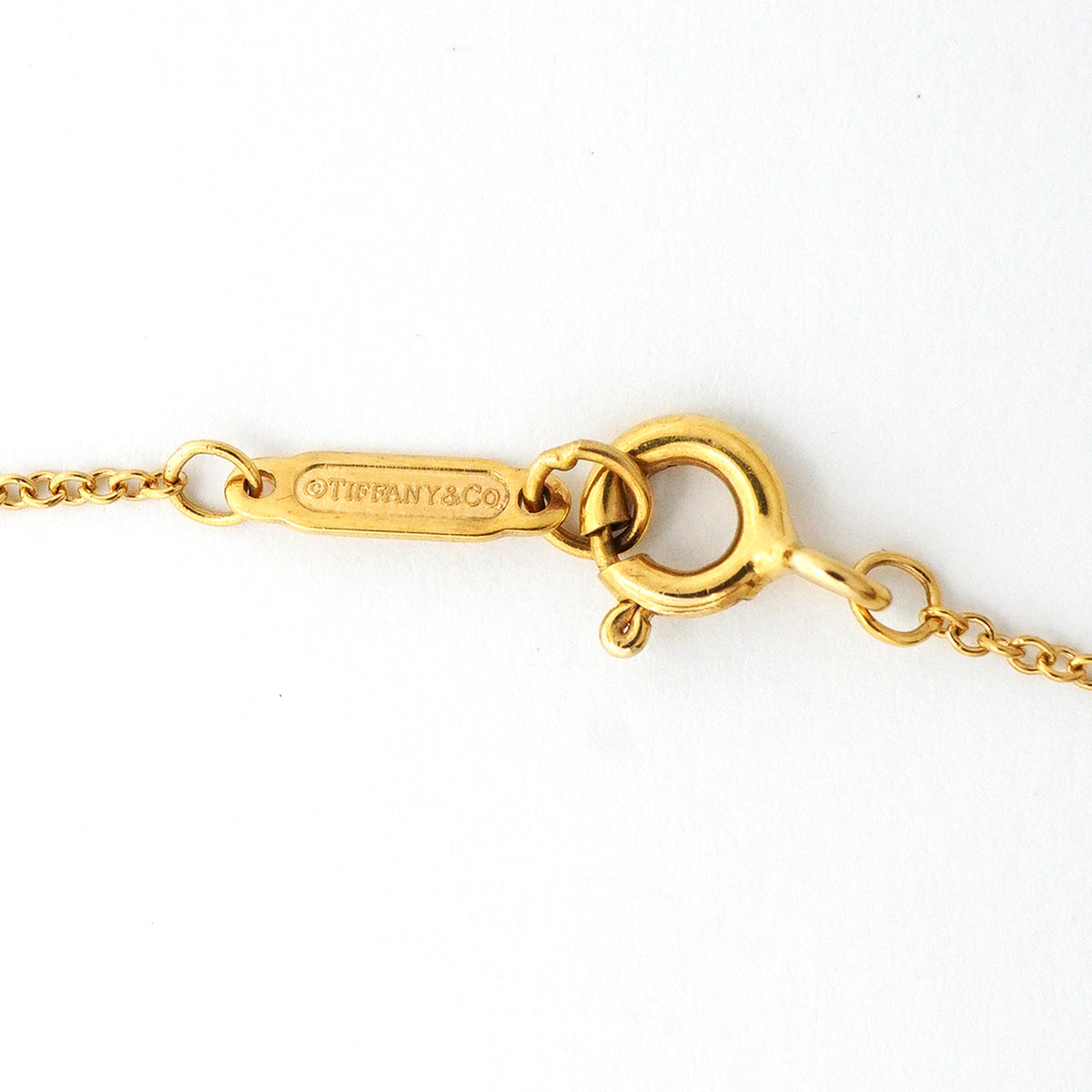 【6jib0026】ティファニー ネックレス ダブルリターントゥハート K18YG イエローゴールド【中古】レディース