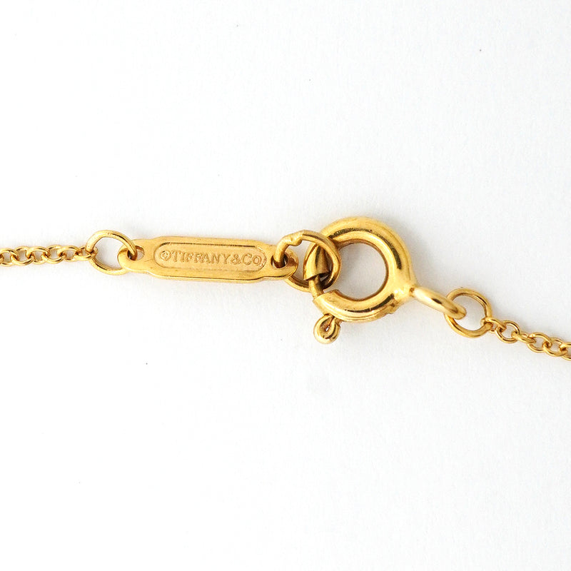 【6jib0026】ティファニー ネックレス ダブルリターントゥハート K18YG イエローゴールド【中古】レディース