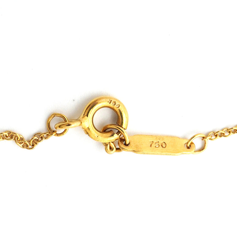 【6jib0026】ティファニー ネックレス ダブルリターントゥハート K18YG イエローゴールド【中古】レディース