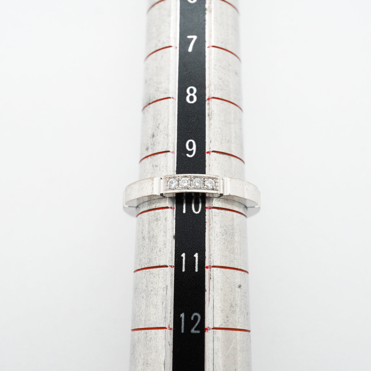 【6jib0034】カルティエ リング マイヨンパンテール K18WG ホワイトゴールド ダイヤモンド ＃50【中古】レディース