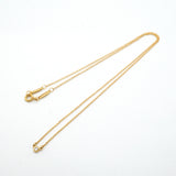 【6jib0035】ティファニー ネックレス バイザヤード 1PD K18YG イエローゴールド ダイヤモンド【中古】レディース