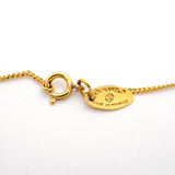 【6jib0051】シャネル ネックレス ヴィンテージ ココマーク GPメッキ ラインストーン ゴールド【中古】レディース
