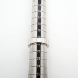 【6jib0052】カルティエ リング タンクマックス K18WG ホワイトゴールド オニキス ブラック ＃61【中古】レディース