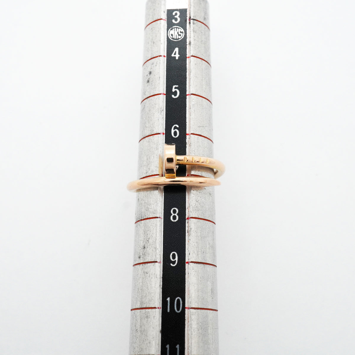 【6jib0054】カルティエ リング ジュストアンクル SM K18PG ピンクゴールド ＃47【中古】レディース