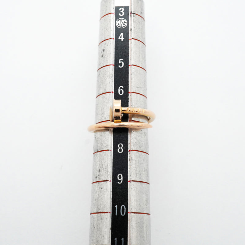 【6jib0054】カルティエ リング ジュストアンクル SM K18PG ピンクゴールド ＃47【中古】レディース