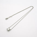 【6jib0059】ティファニー ネックレス ソリティア 1PD Pt950 プラチナ ダイヤモンド【中古】レディース