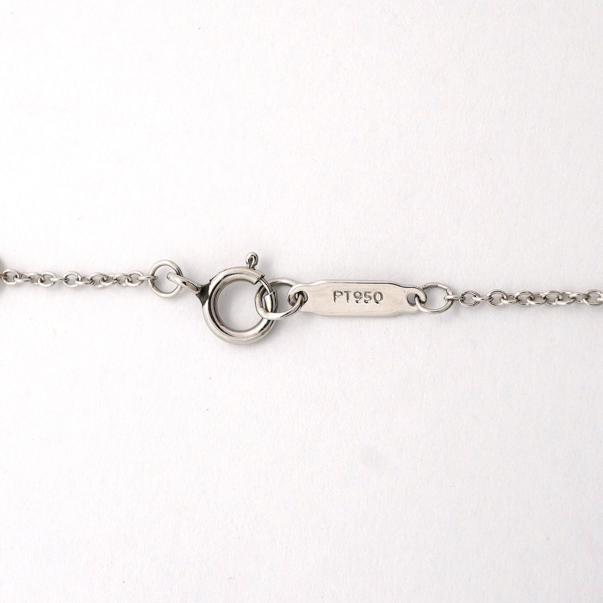 【6jib0059】ティファニー ネックレス ソリティア 1PD Pt950 プラチナ ダイヤモンド【中古】レディース