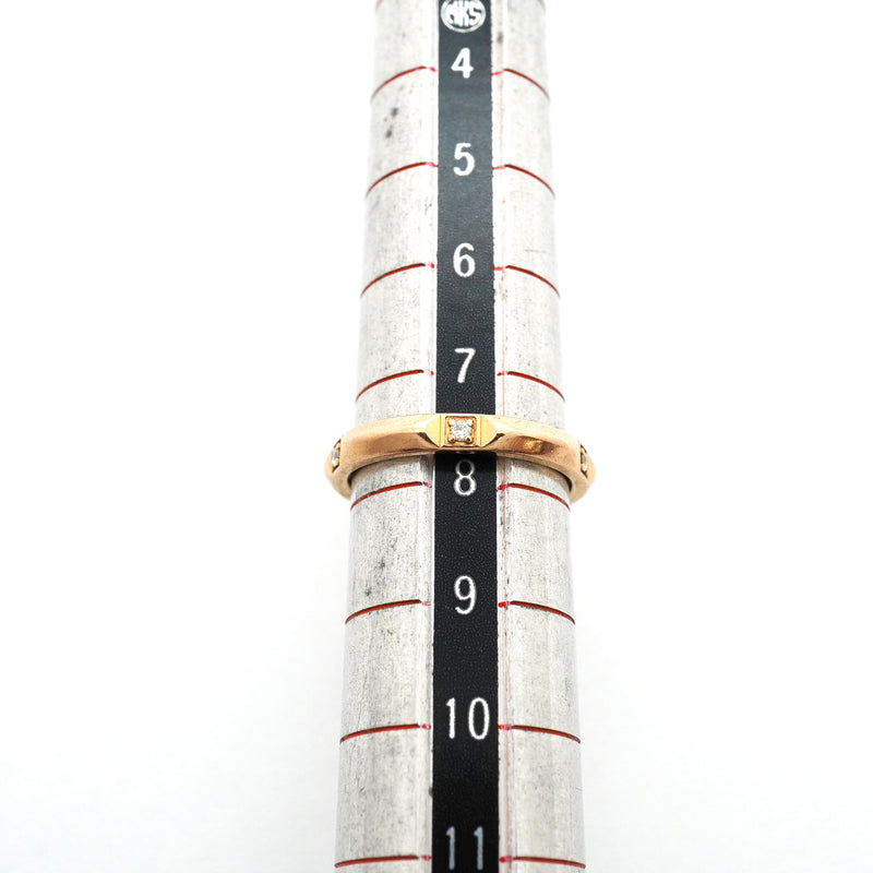 【6jib0061】ティファニー リング トゥルー K18PG ピンクゴールド ダイヤモンド 7.5号【中古】レディース