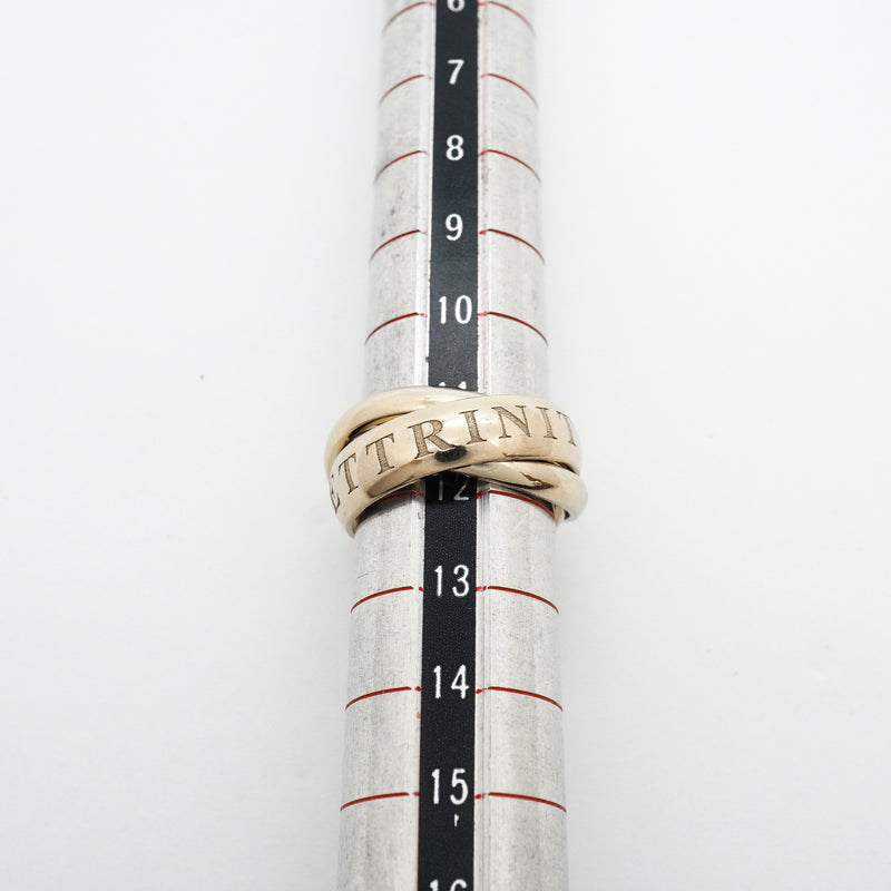【6jib0072】カルティエ リング トリニティ クリスマス限定 K18WG ホワイトゴールド ＃52【中古】レディース