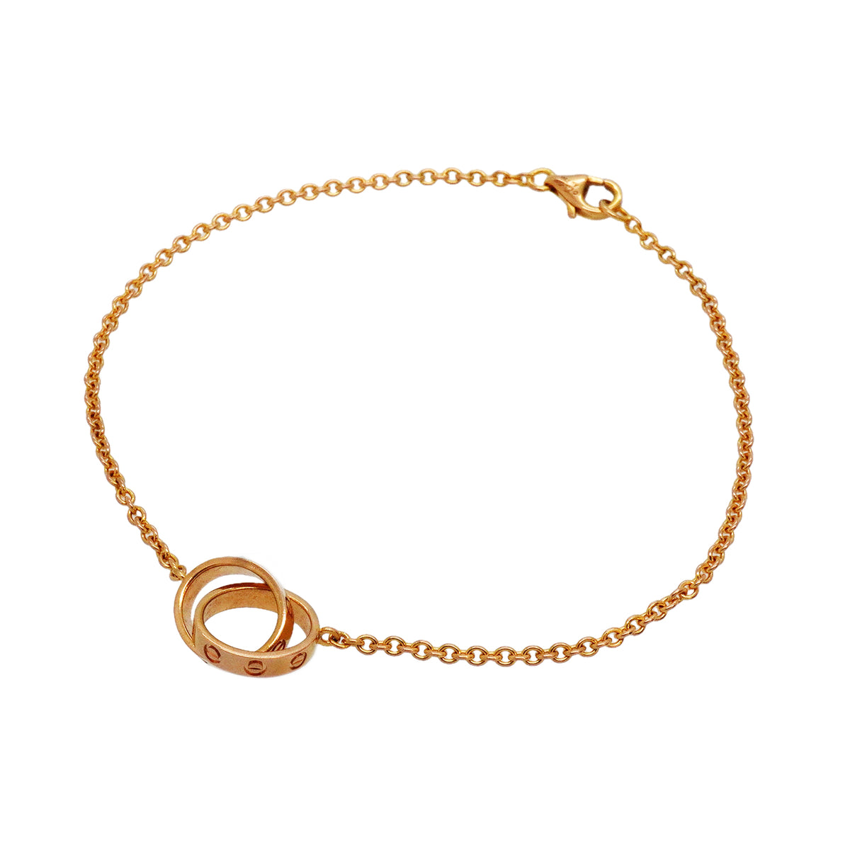 【6jib0080】カルティエ ブレスレット ベビーラブ K18PG ピンクゴールド【中古】レディース