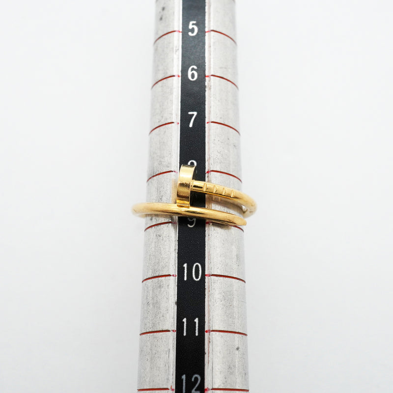【6jib0084】カルティエ リング ジュストアンクル SM K18YG イエローゴールド ＃49【中古】レディース