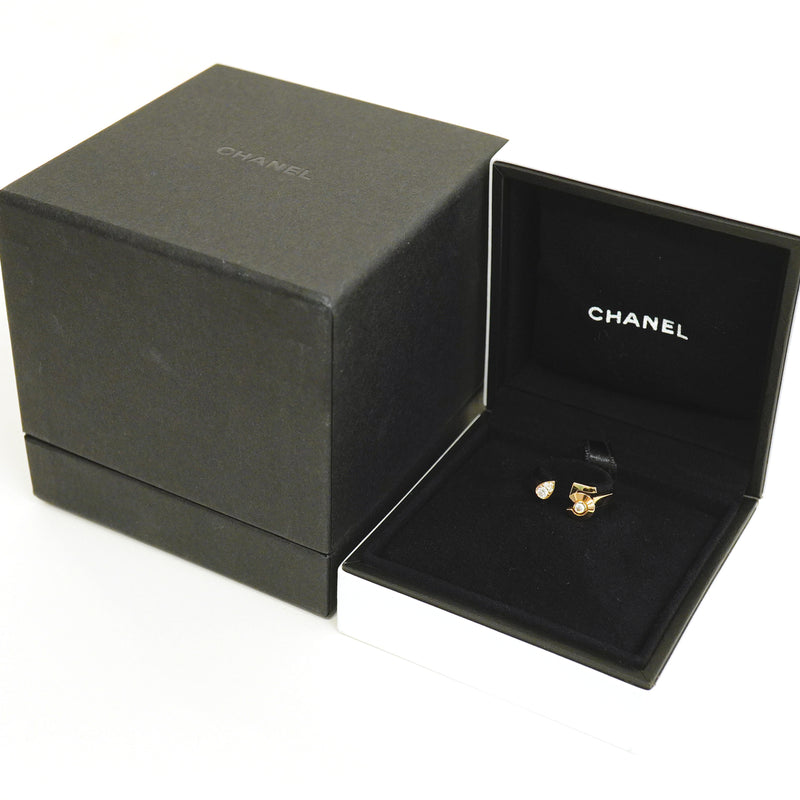 【6jib0089】シャネル リング エクストレドゥ/No5 K18PG ピンクゴールド ダイヤモンド ＃55【中古】メンズ レディース ユニセックス