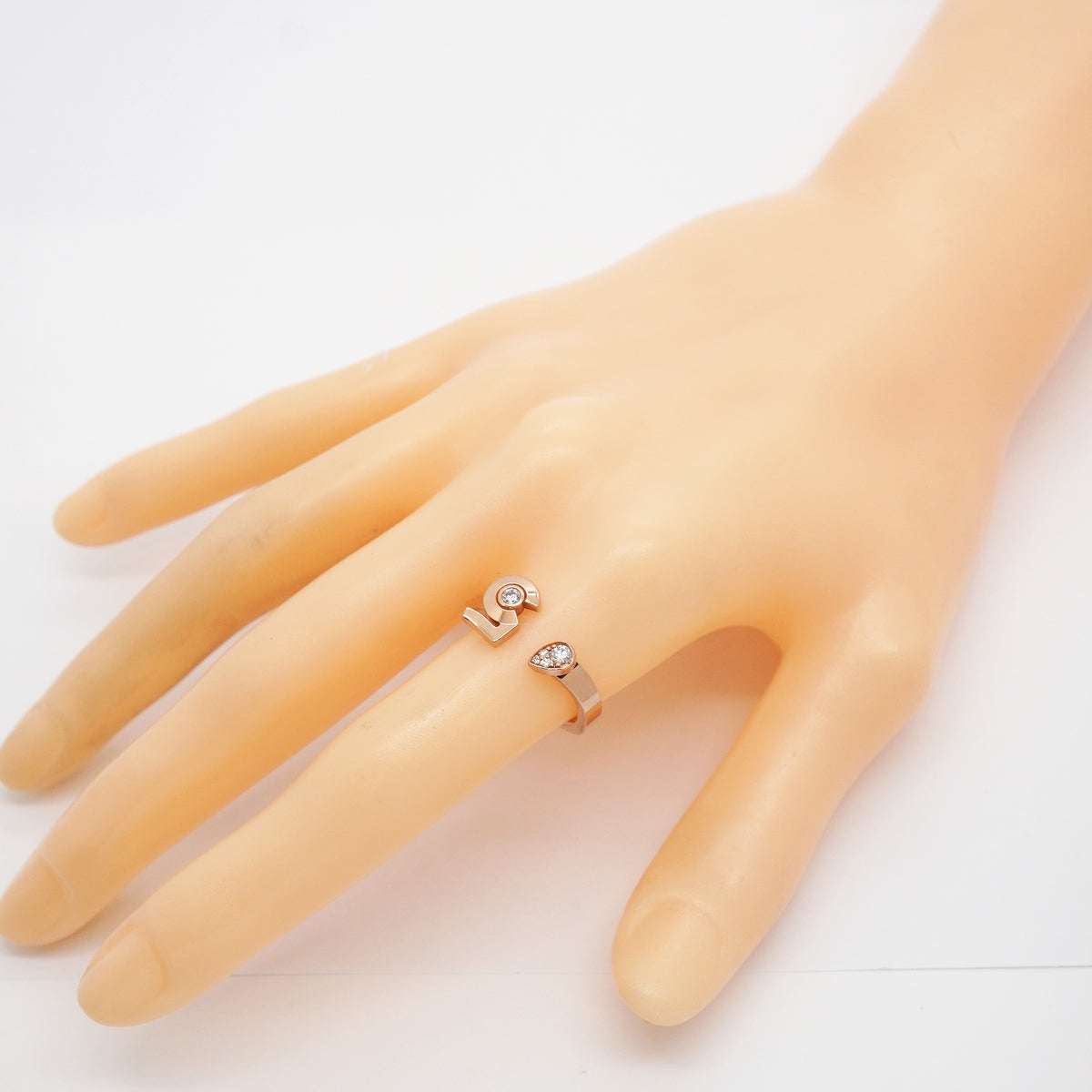 【6jib0089】シャネル リング エクストレドゥ/No5 K18PG ピンクゴールド ダイヤモンド ＃55【中古】メンズ レディース ユニセックス