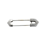 【6jib0100】カルティエ ブローチ アントルラセ 安全ピン K18WG ホワイトゴールド ダイヤモンド【中古】レディース