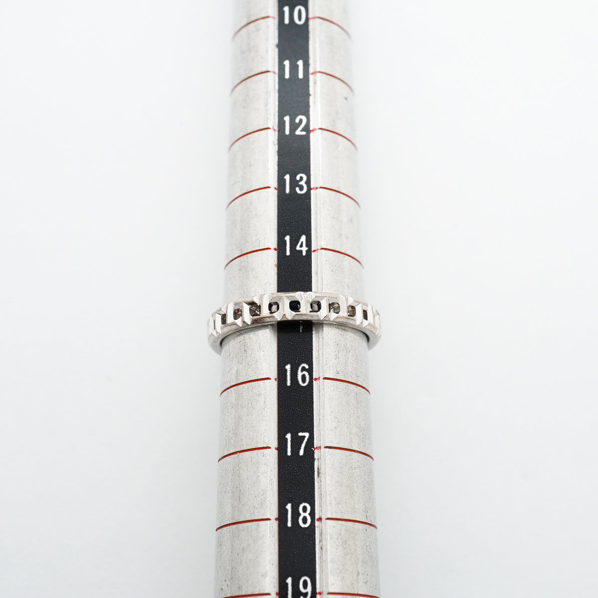 【6jib0106】ティファニー リング Tトゥルー/ナロー K18WG ホワイトゴールド 15号【中古】メンズ レディース ユニセックス