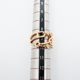 【6jib0109】エルメス リング シェーヌダンクル カオス 2PD K18PG ピンクゴールド ダイヤモンド 0.1ct ＃51【中古】レディース