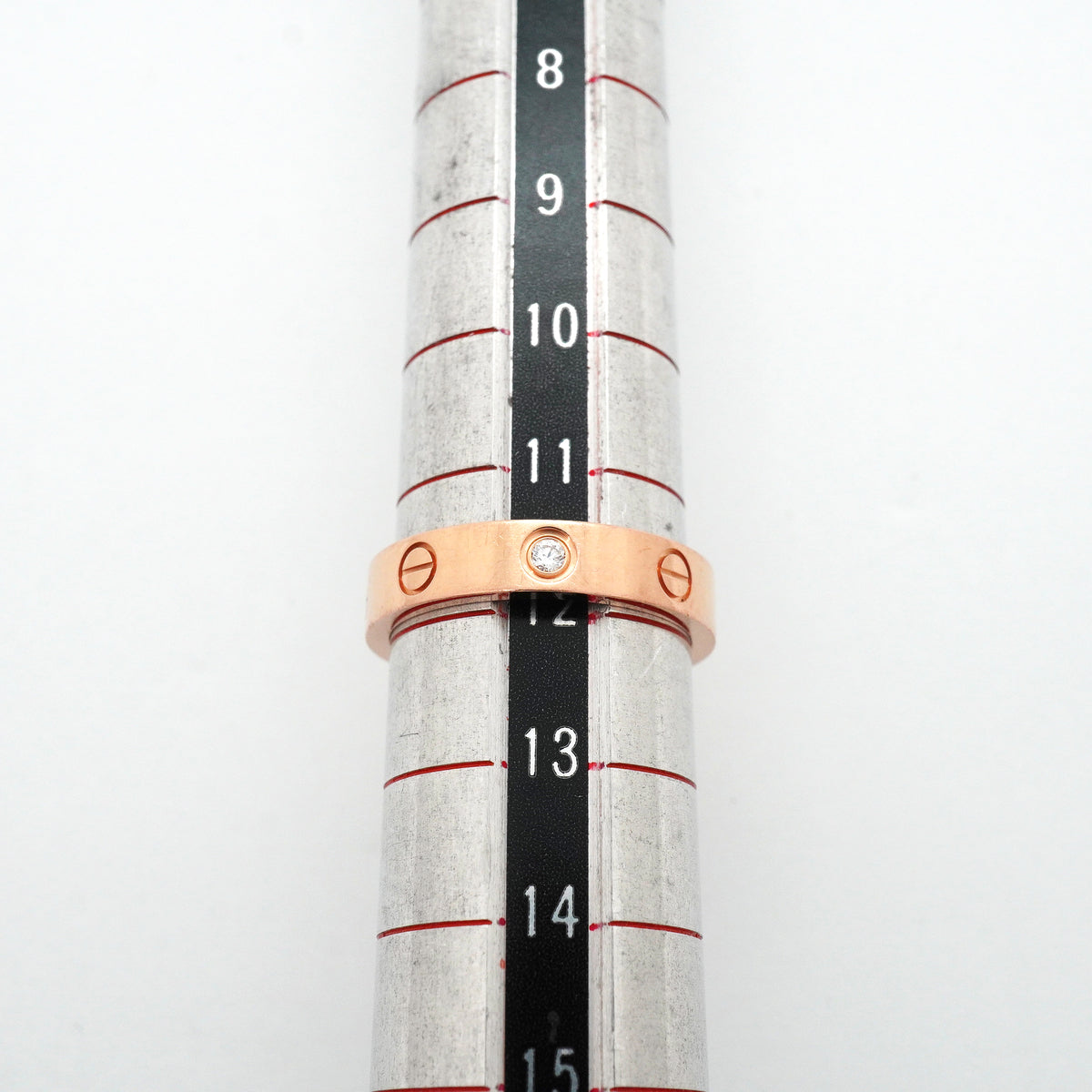 【6jib0114】カルティエ リング ミニラブ 1PD K18PG ピンクゴールド ダイヤモンド ＃52【中古】レディース