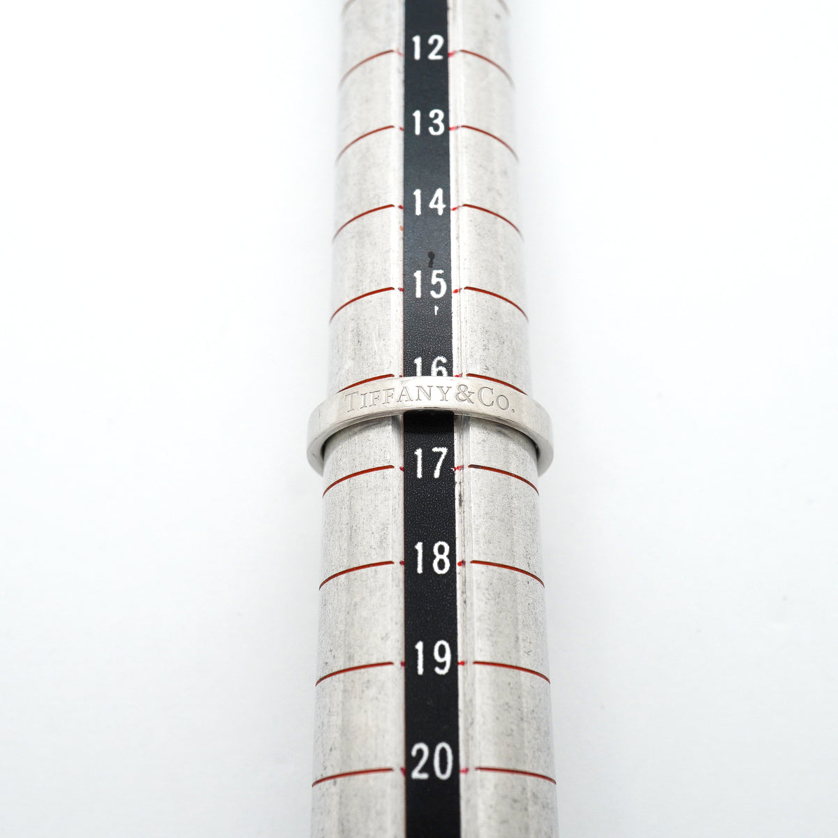 【6jib0127】ティファニー リング フラットバンド Pt950 プラチナ 16.5号【中古】メンズ