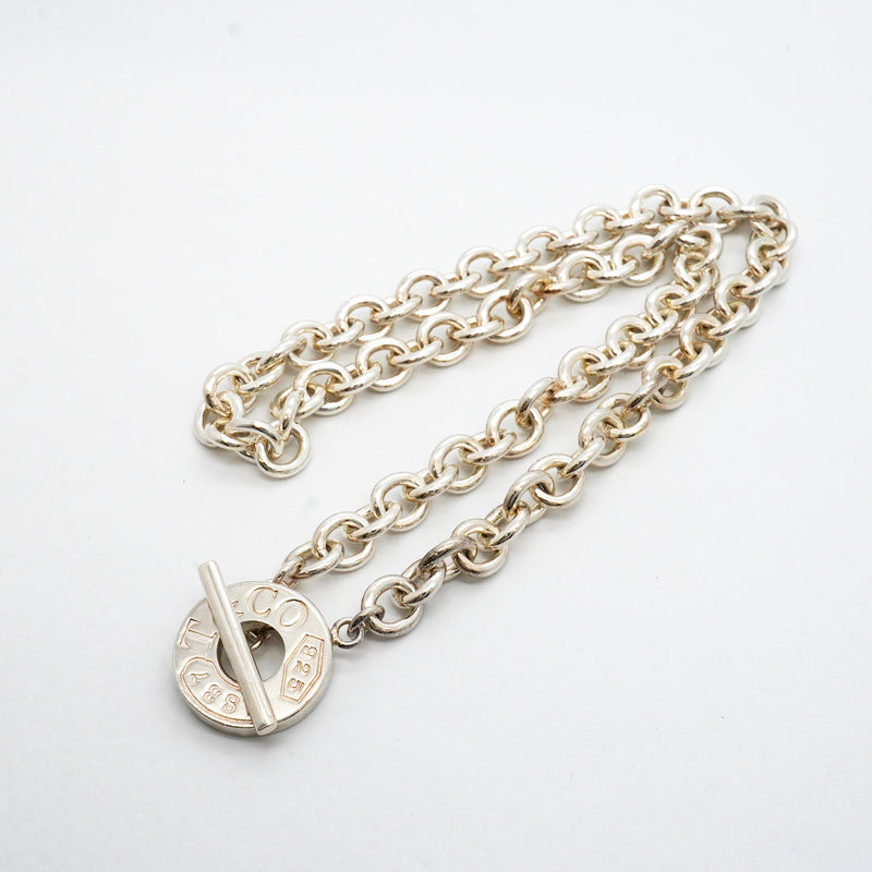 【6jib0133】ティファニー ネックレス 1837/トグル シルバー925【中古】メンズ レディース ユニセックス