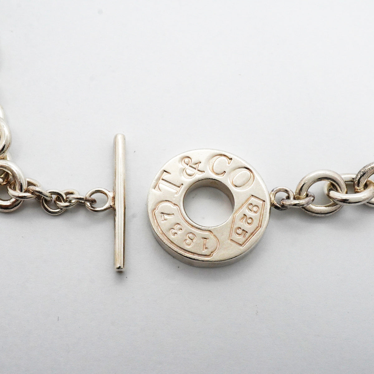 【6jib0133】ティファニー ネックレス 1837/トグル シルバー925【中古】メンズ レディース ユニセックス