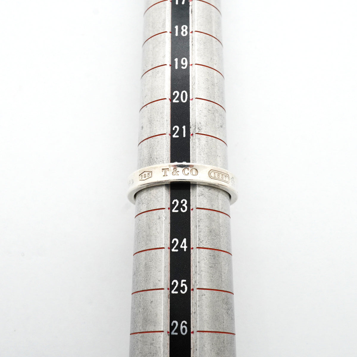 【6jib0134】ティファニー リング ナロー シルバー925 22号【中古】メンズ