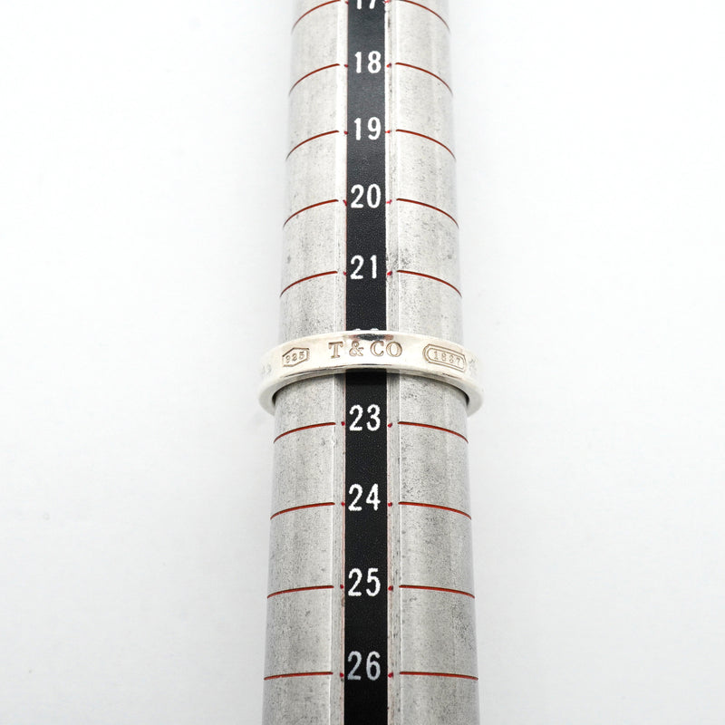 【6jib0134】ティファニー リング ナロー シルバー925 22号【中古】メンズ