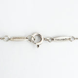 【6jib0145】ティファニー ネックレス オープンハート シルバー925 ピンクサファイア【中古】レディース