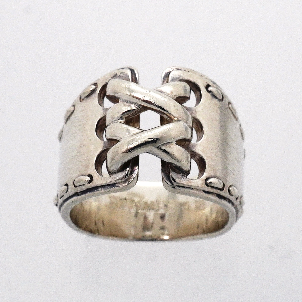 【6jib0159】エルメス リング メキシコ シルバー925 ＃49【中古】レディース