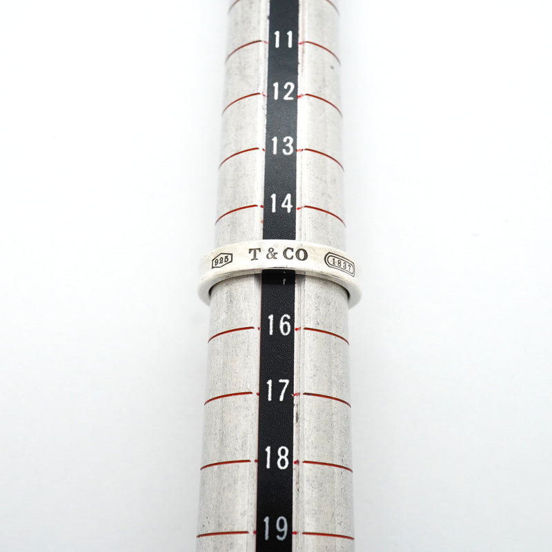 【6jib0174】ティファニー リング ナロー シルバー925 15号【中古】レディース