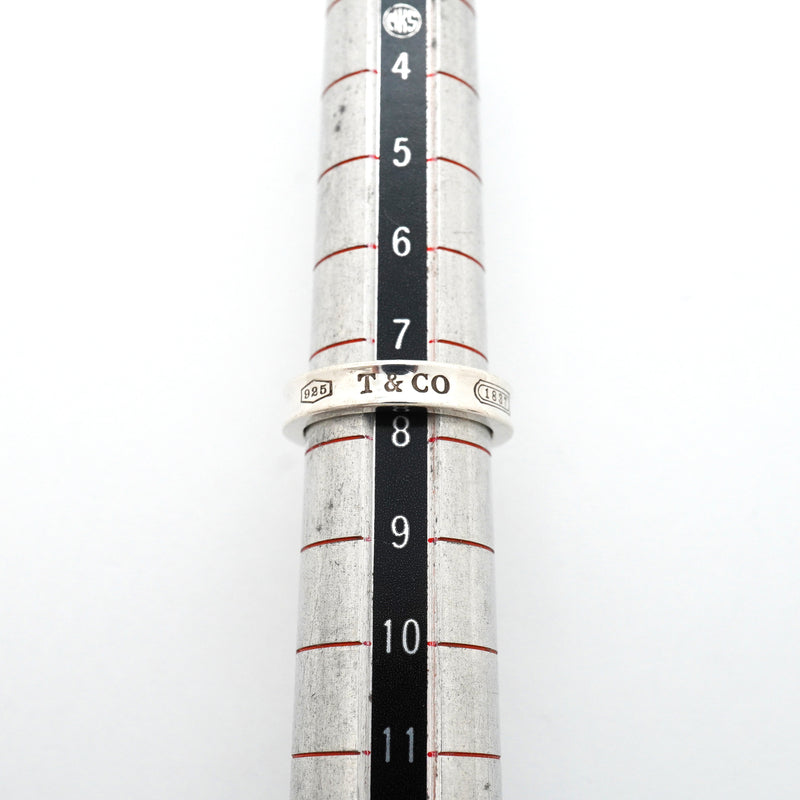 【6jib0177】ティファニー リング ナロー シルバー925 7.5号【中古】レディース