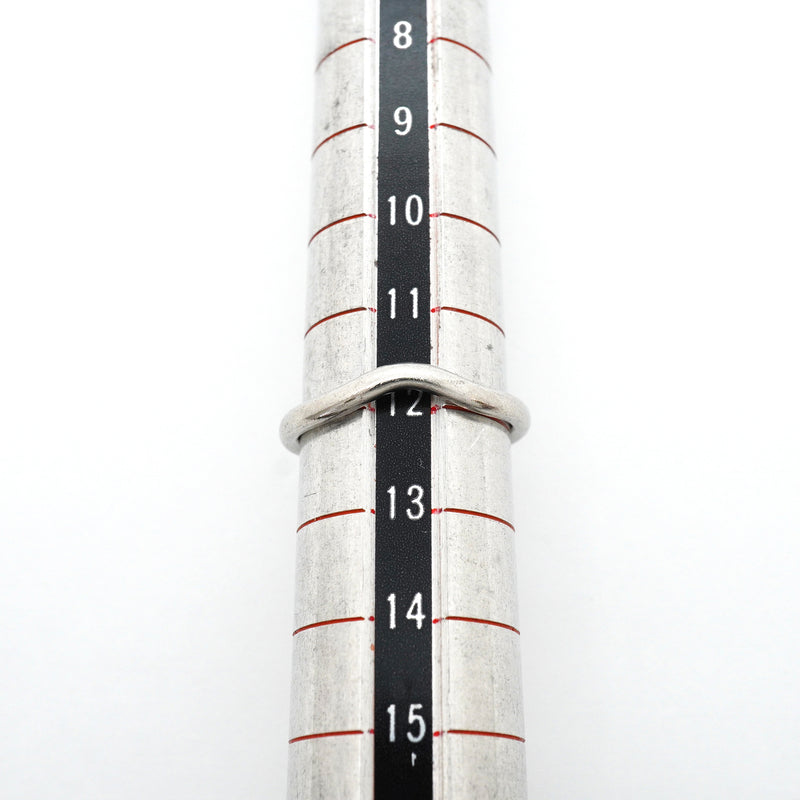【6jib0178】ティファニー リング カーブドバンド Pt950 プラチナ 12号【中古】レディース