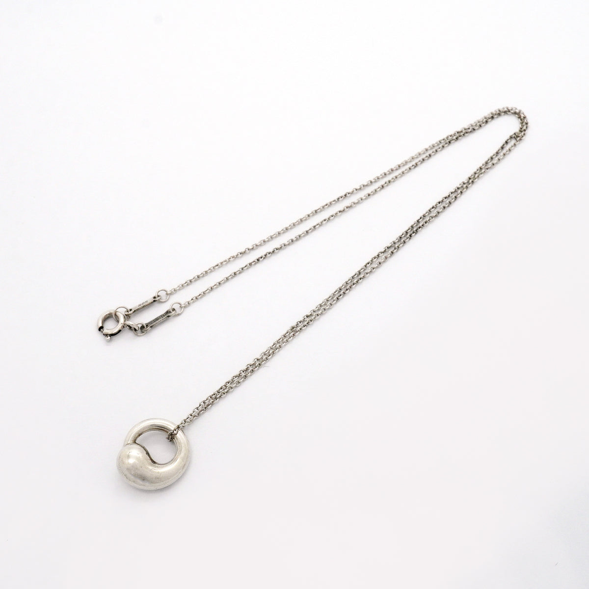 【6jib0183】ティファニー ネックレス エターナルサークル シルバー925【中古】レディース