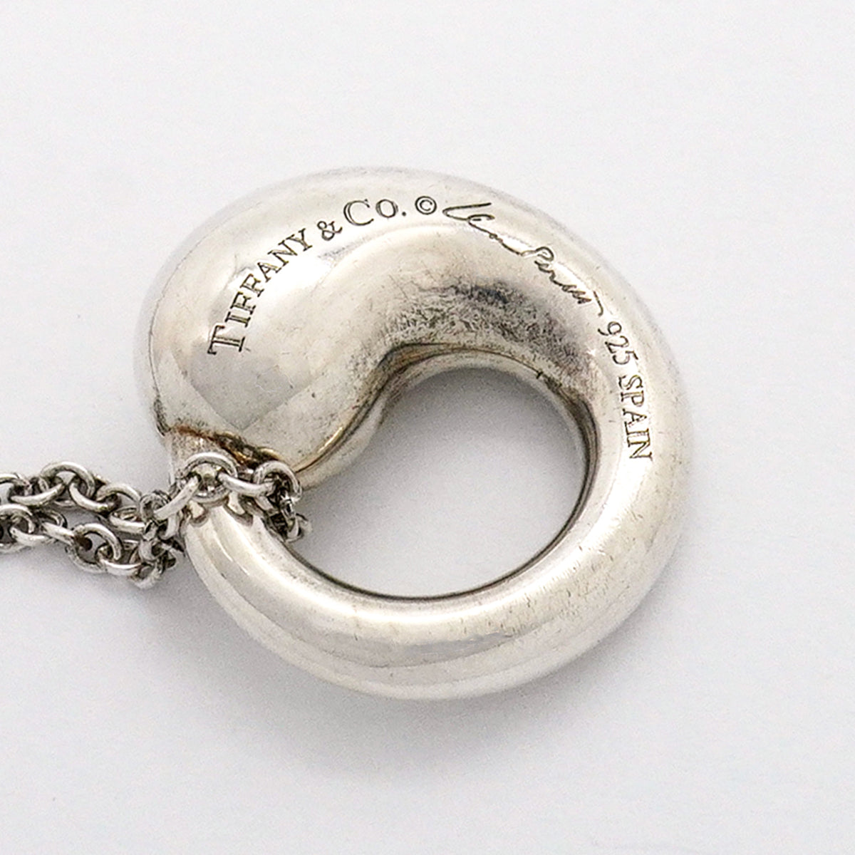 【6jib0183】ティファニー ネックレス エターナルサークル シルバー925【中古】レディース