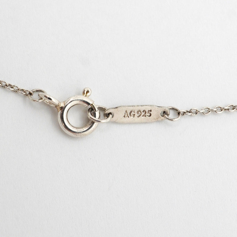 【6jib0186】ティファニー ネックレス ダブルリターントゥハート シルバー925 ブルー【中古】レディース