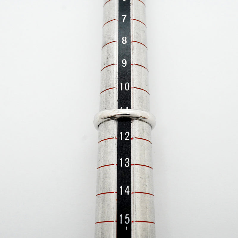 【6jib0194】ティファニー リング シグネチャー K18WG ホワイトゴールド ダイヤモンド 11号【中古】レディース