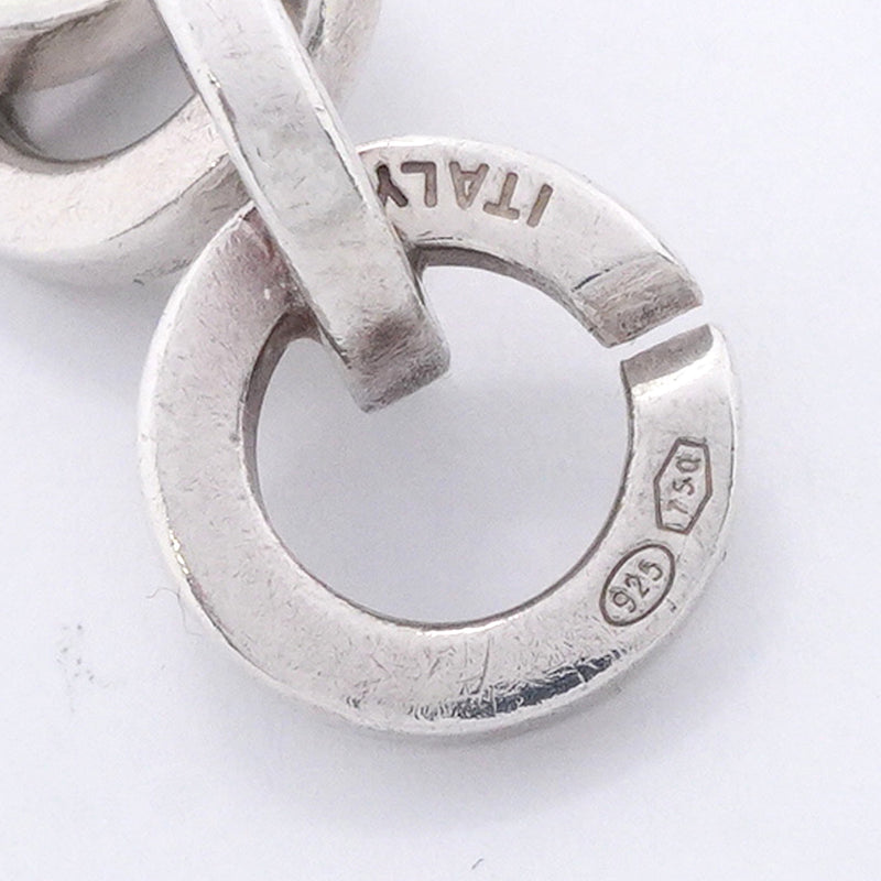【6jib0224】ティファニー ブレスレット サークルリンク K18YG イエローゴールド シルバー925【中古】レディース