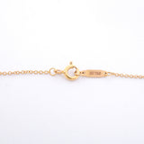 【6jib0225】ティファニー ネックレス メトロ/ホースシュー K18PG ピンクゴールド ダイヤモンド【中古】レディース