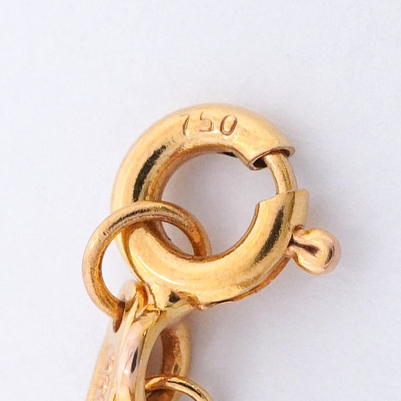 【6jib0225】ティファニー ネックレス メトロ/ホースシュー K18PG ピンクゴールド ダイヤモンド【中古】レディース