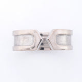 【6jib0226】カルティエ リング C2 K18WG ホワイトゴールド ＃50【中古】レディース