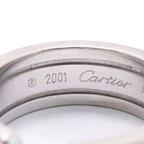 【6jib0226】カルティエ リング C2 K18WG ホワイトゴールド ＃50【中古】レディース