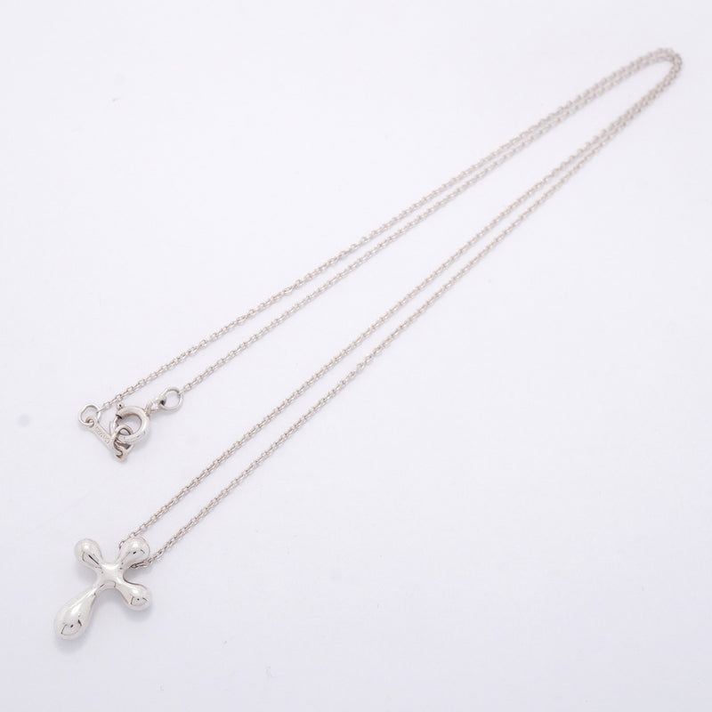 【6jib0228】ティファニー ネックレス スモールクロス シルバー925【中古】レディース