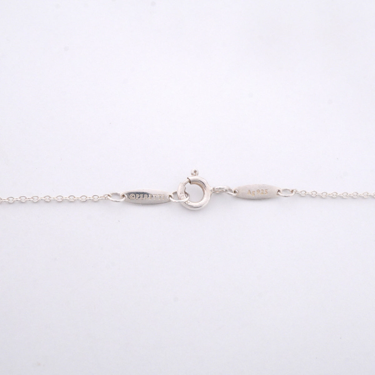 【6jib0231】ティファニー ネックレス オープンハート シルバー925【中古】レディース