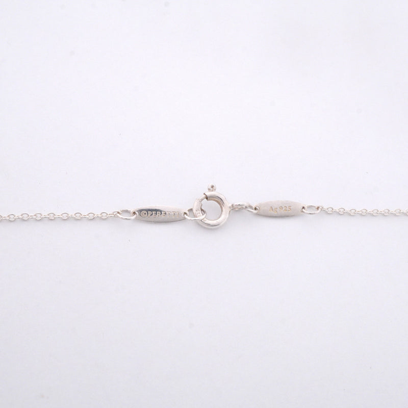 【6jib0231】ティファニー ネックレス オープンハート シルバー925【中古】レディース