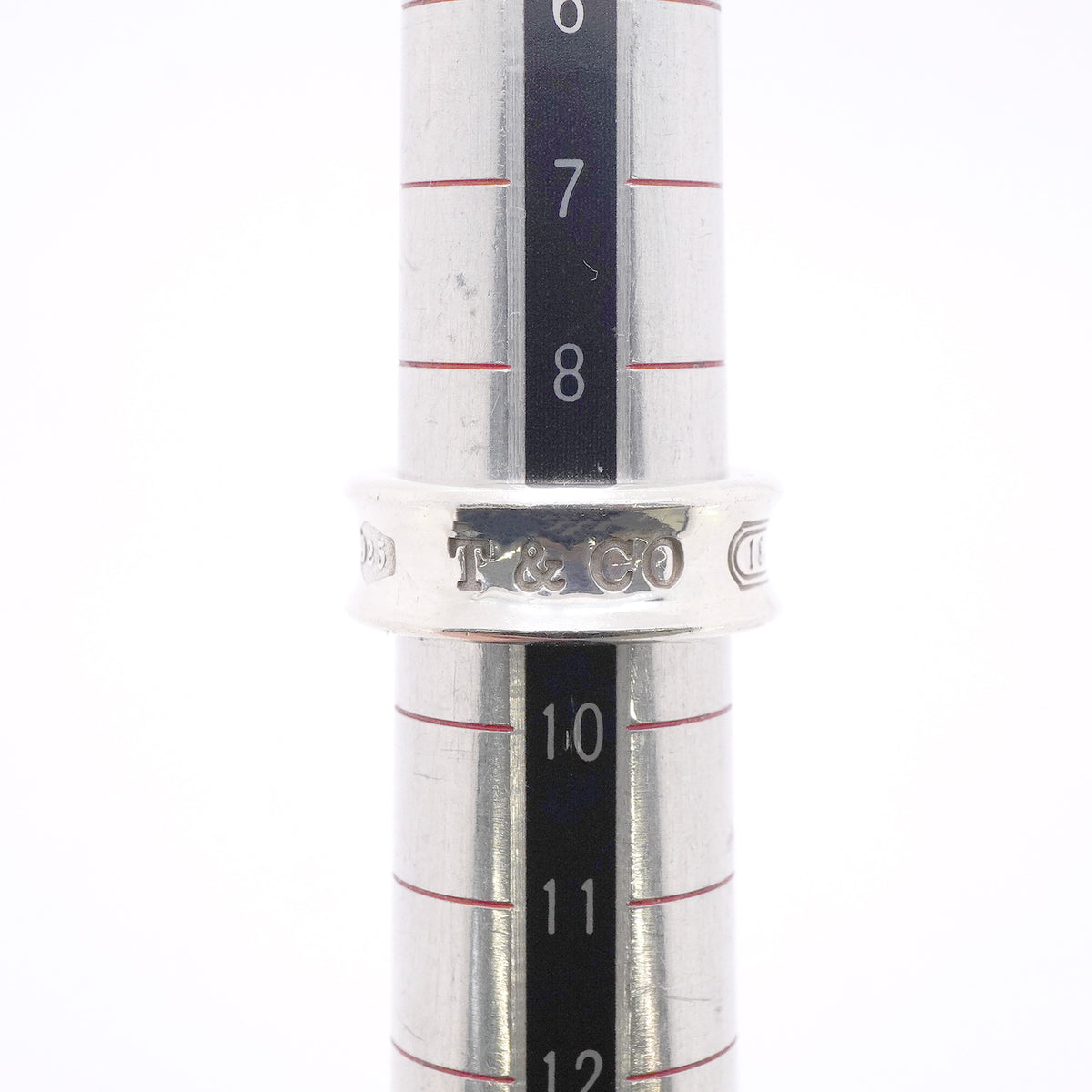 【6jib0236】ティファニー リング ナロー シルバー925 9.5号【中古】レディース